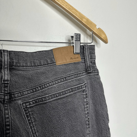 MADEWELL THE PERFECT VINTAGE JEANS womens GRAY straight leg stretch size 29 - Picture 5 of 8